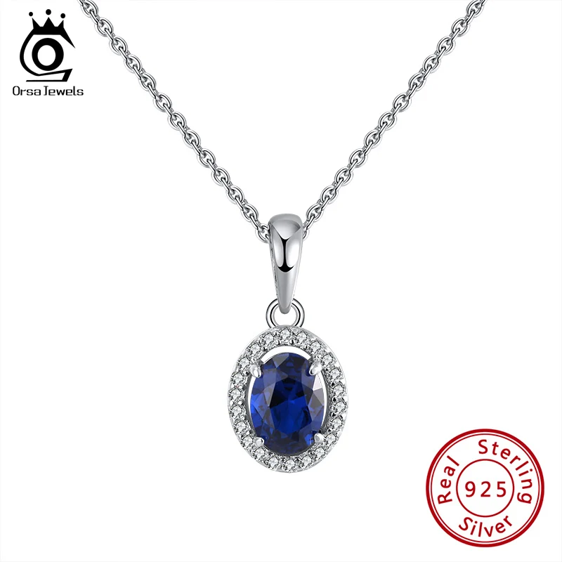 Ожерелье ORSA JEWELS из серебра 925 пробы с фианитом SN201|Подвески| |