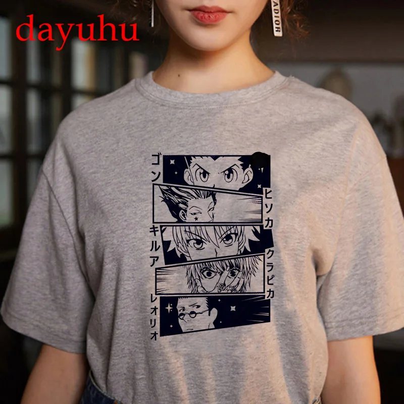 90s для костюмированной вечеринки по японскому аниме Hunter X футболка футболки с
