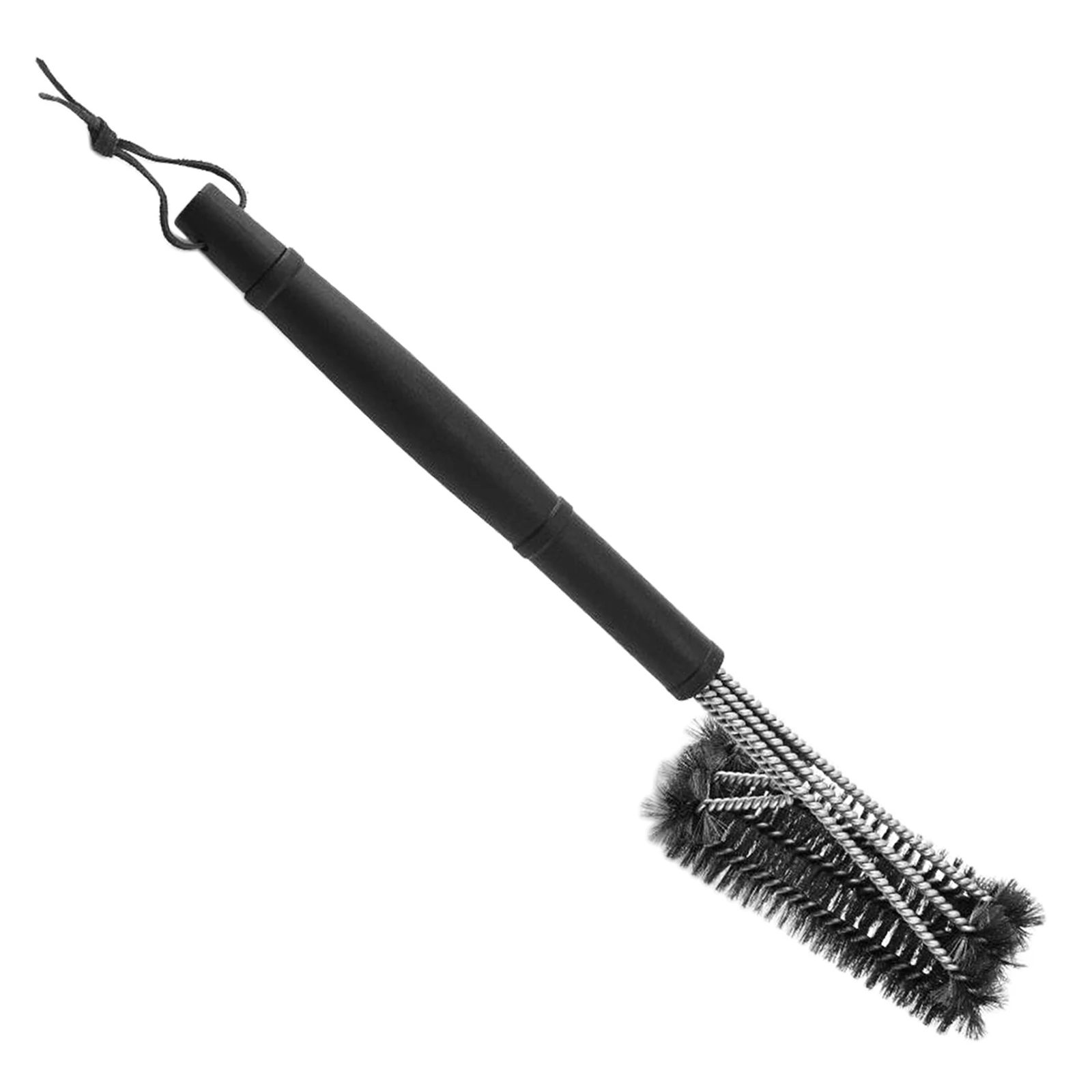 

BBQ Grill Cleaning Brush Barbecue Cleaner Steel Wire Bristles Grill Brush Safe for Gas Charcoal Porcelain Grills