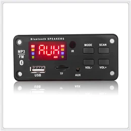 BT TF USB FM Aux Радио MP3 плеер встроенный Автомобильный USB Bluetooth Hands-free MP3 декодер плата модуль аудио переоборудование