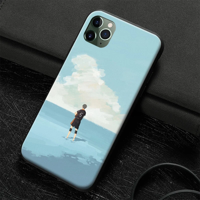 ryunosuke tanaka haikyuu anime phone case cover shell for iphone se 6 6s 7 8 6splus 7plus 8plus x xr xs 11 pro max free global shipping