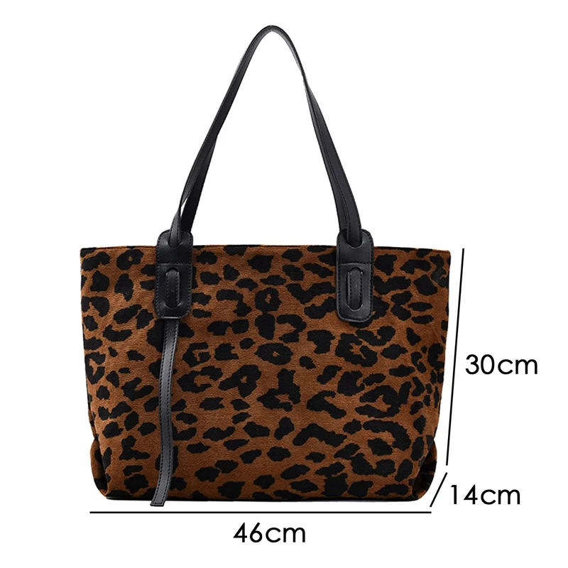 

Leopard Zebra Casual Large Capacity Tote Handbag Women Ladies Shoulder Bag Ladies Top-handle Shopping Shoulder Bag Dropship