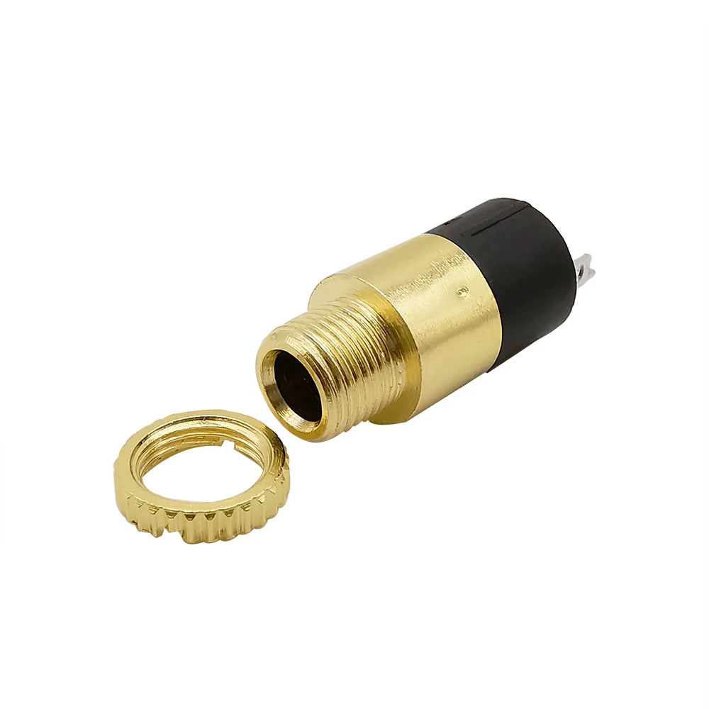 5 шт. PJ392 стерео аудио разъем для наушников соединитель позолоченный 3 мм pj392