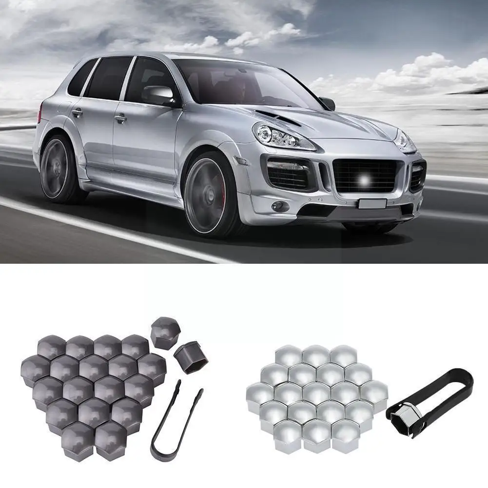 

T54 Plating Blue 17 19 21mm Car Nut Protection Cover Tools Nut Caps Wheel Hub Rims Removal Bolt Screw E4Z9