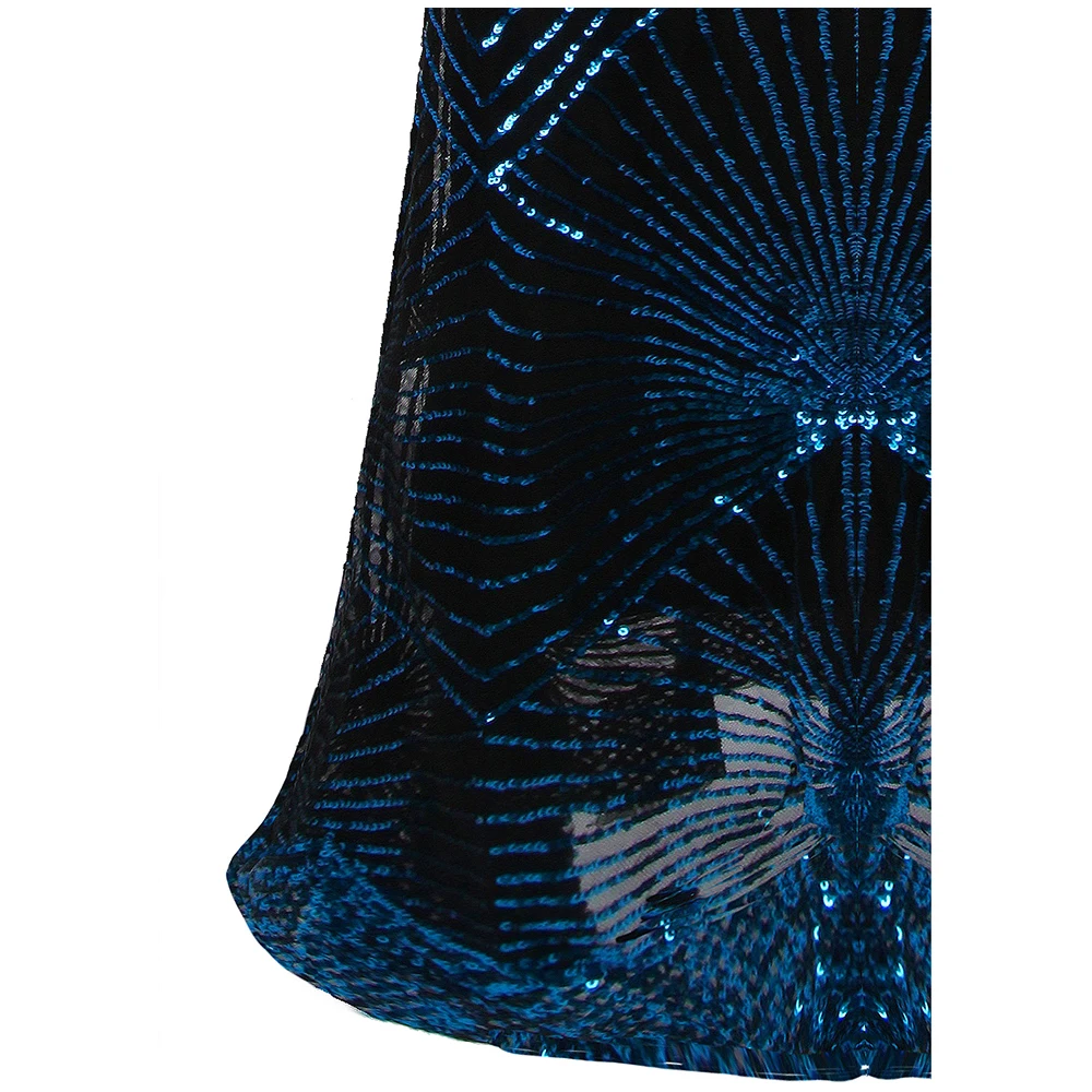 Angel-fashions, женское вечернее платье, длинное, Формальное, просвечивающее, Арт Деко, с блестками, элегантные, вечерние, новинка 402