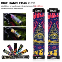 bike handlbear grip cover 22 2mm anti skid lock on silicone grip for mountain bike bicycle accessories grip