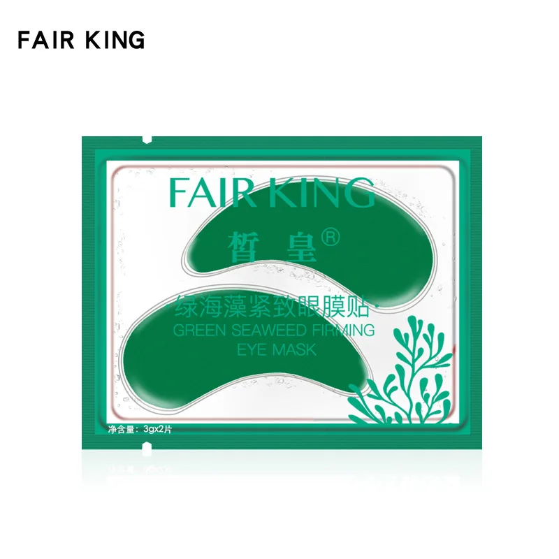 FAIR KING Red Женьшень/коллаген водорослевый кристалл маска для глаз патчи ухода за
