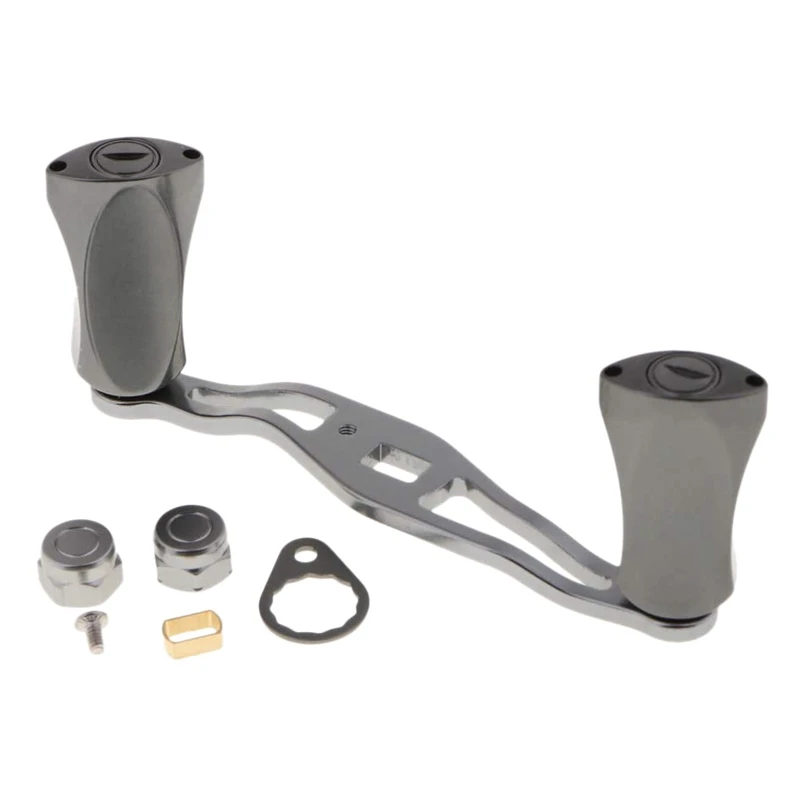 

Металлическая ручка для рыболовной катушки, Ультралегкая для левой или правшей ручки для блесны