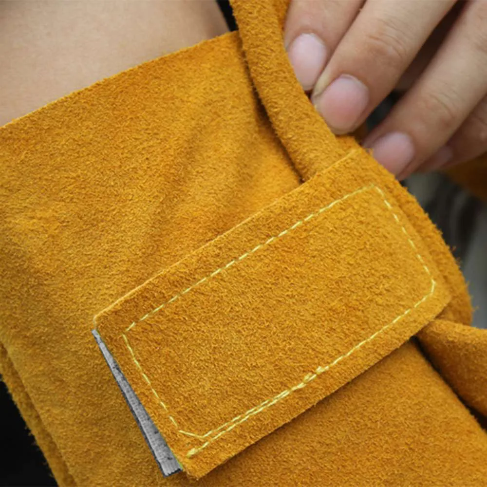 

1 Pair High-quality New Products Cowhide Heat Resistant Welding Arm Sleeves Protection Heat-resistant And Abrasion-resistant