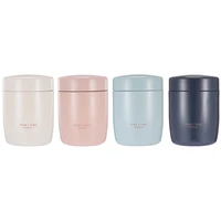 cute students pocket water bottle double walled thermos bottle 304 stainless stee lunch box food container 250ml