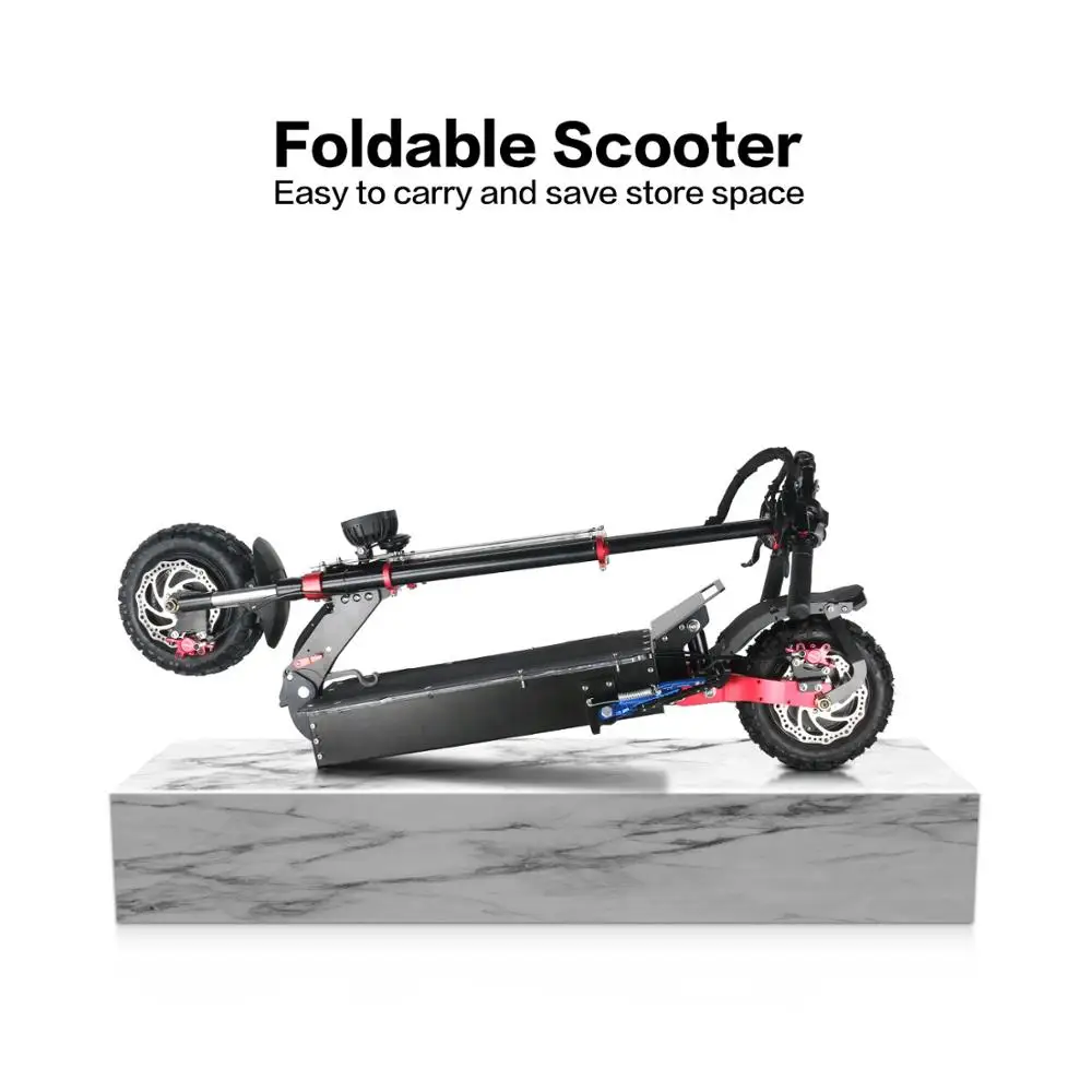 Электрический скутер дальнего действия дикий 2700 Вт Двойной Мотор 85 км/ч 11 дюймов