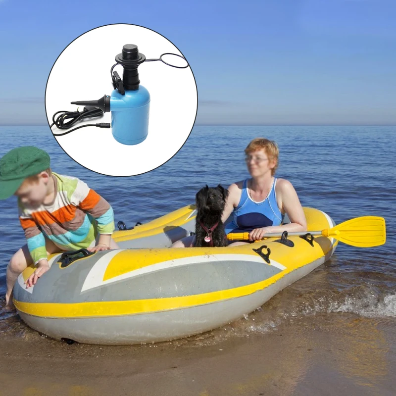 

Portable Compressor Inflator Electric For Boat Quick Fill USB Charging Air Pump Home With Nozzle Practical Car Deflate Durable
