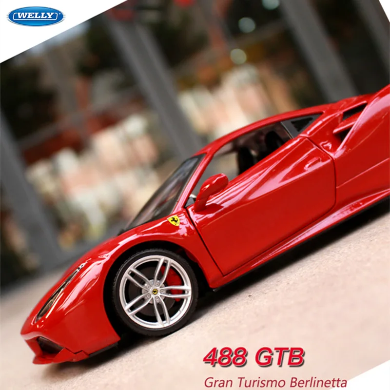 Модель автомобиля Bburago Ferrari F12 TDF 1:24 литье под давлением металлическая модель
