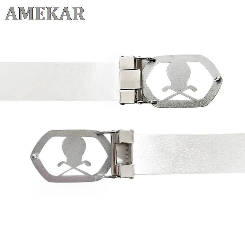 

Men's Golf Belt Alloy Buckle Sports Leisure Belt Cowhide Embossed Design Length Can Be Cut Free Shipping