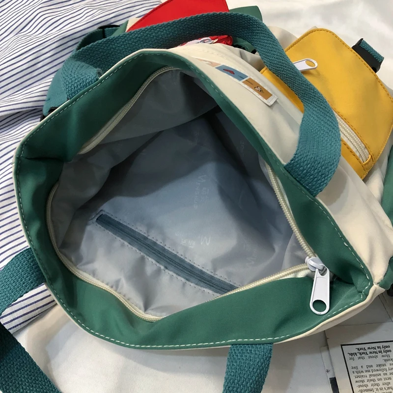 

Zipper Messenger Messenger Bags Women Shoulder Bag Fashion Pure Color Casual Tote Outdoor Bag Canvas Handbag sac main for femme