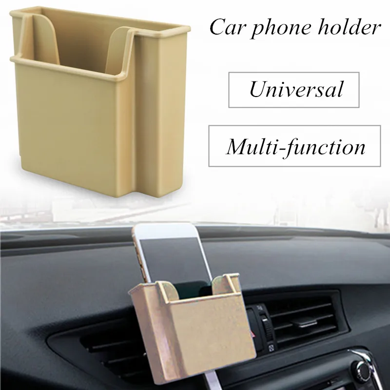 

Liser Universal Automotive Interior Accessories Phone Coin Storage Phone Card Holder Car Cell-Phone Holder