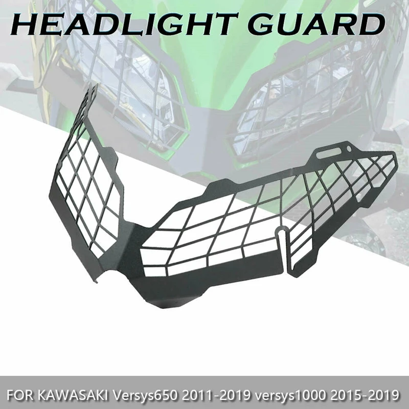 Motorcycle Headlight Head Light Guard Protector Cover for KAWASAKI VRESYS 650 2011-2019 VERSYS 1000 15-19 | Автомобили и