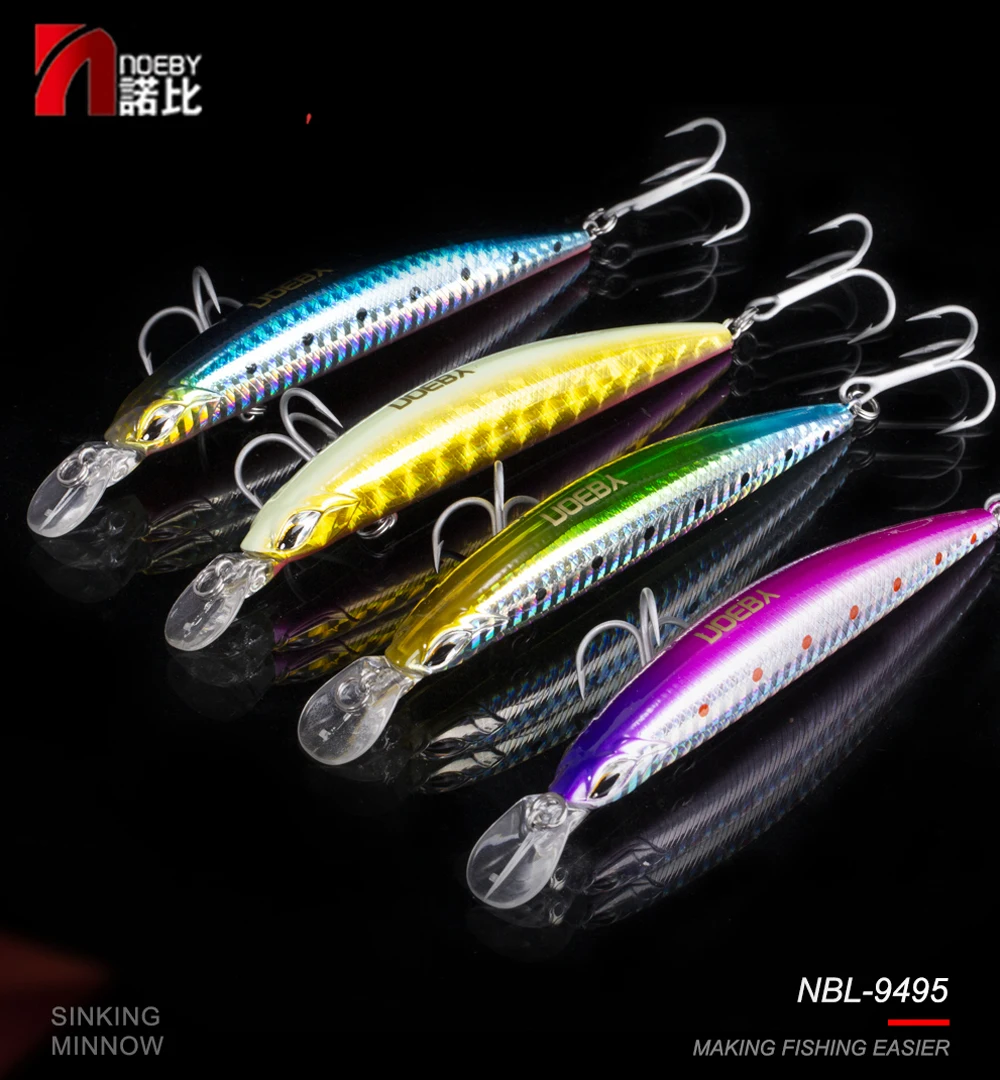 NOEBY NBL9495 110 мм 19 г блесна рыболовная приманка Swimbaits isca искусственная жесткая