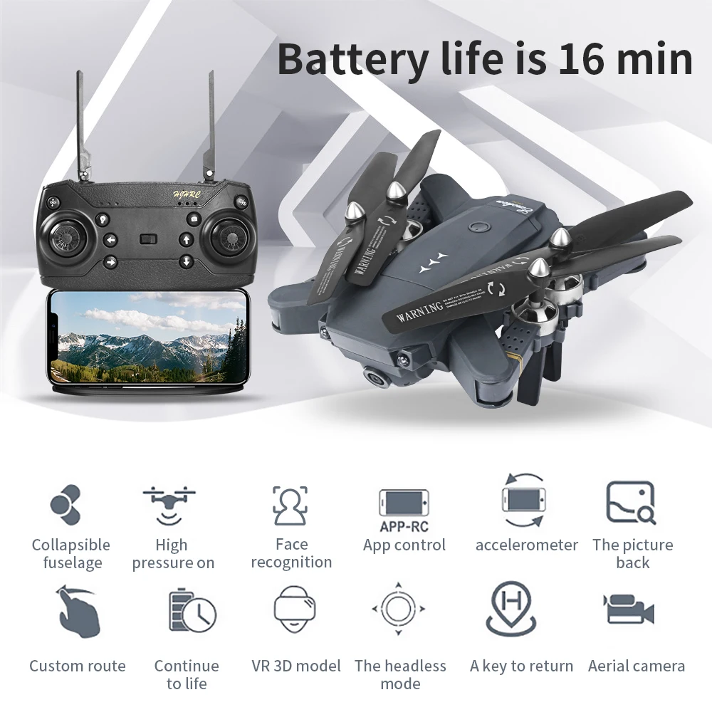 Мини Дроны с камерой hd Профессиональный rc вертолет селфи дроны Дрон Квадрокоптер