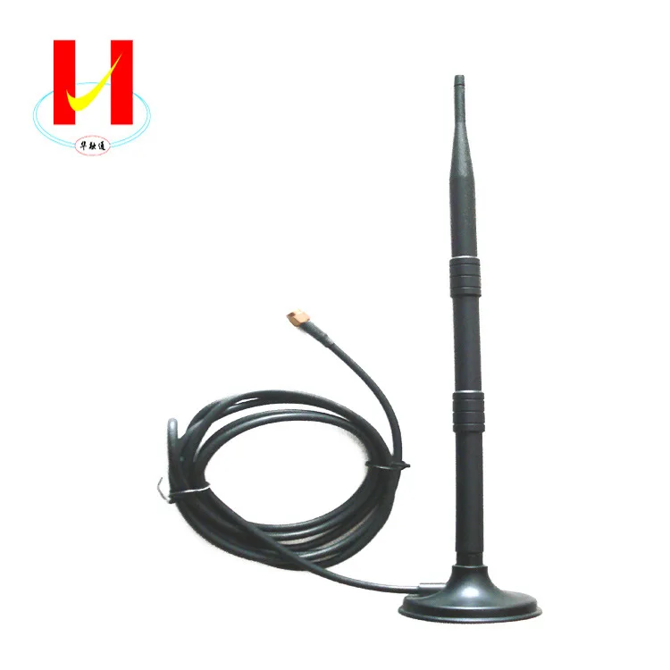 

5.8GHz high gain 10dbi car antenna omnidirectional sucker with magnet antenna 38cm double ring rubber antenna