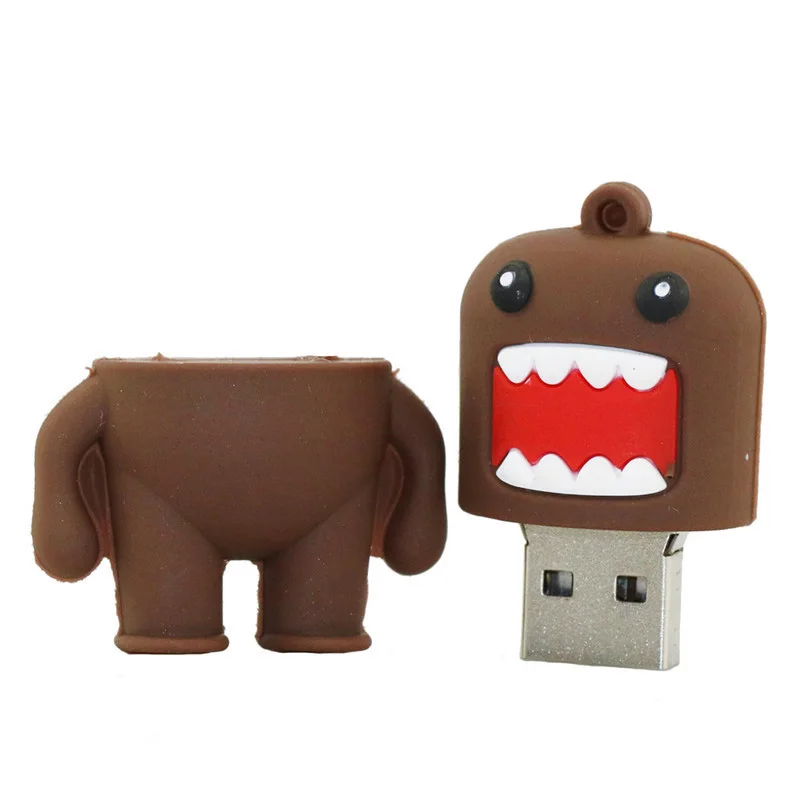 Pen Drive Japanese Cartoon Big Doll Domo Kun Girl Lovely Creative Usb Pendrive 4GB 16GB 32GB 64GB Flash Disk U | Компьютеры и офис