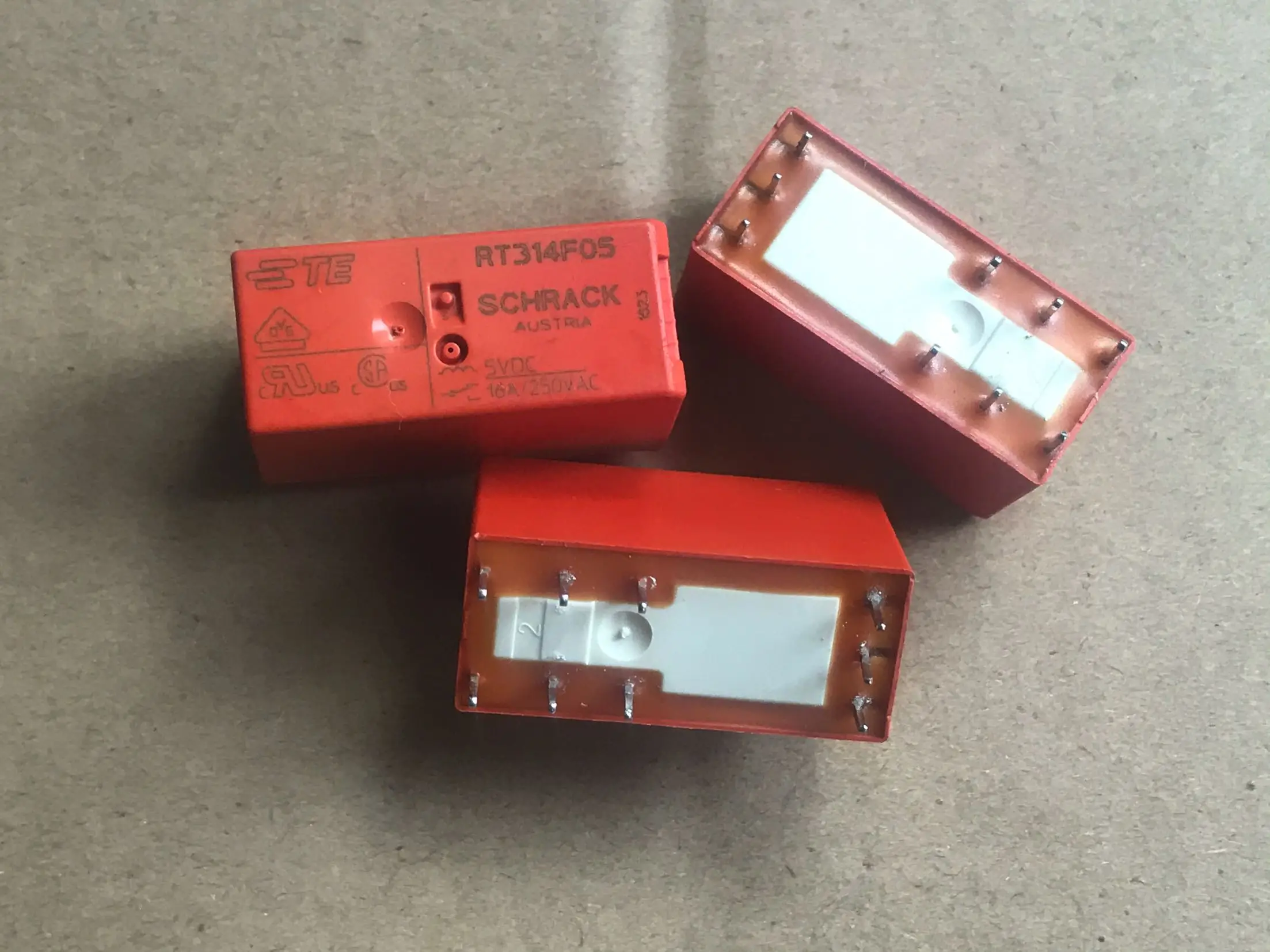 Реле мощности RT314F05 5VDC 16A 250VAC 9 контактов | Обустройство дома