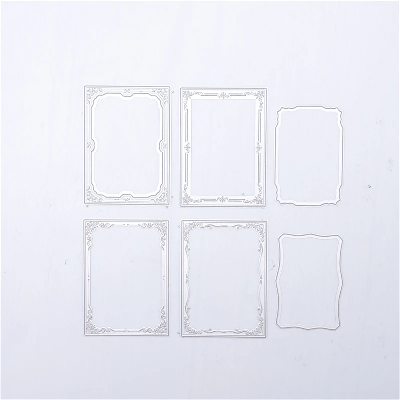 DiyArts 6 шт. нестандартная прямоугольная рамка металлические режущие штампы