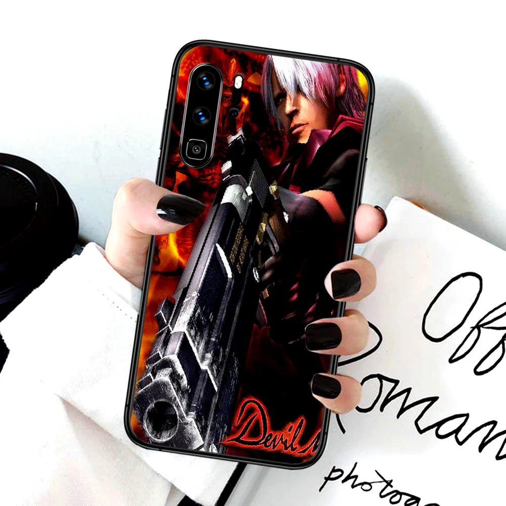 

Devils May Game Cry Phone Case For Huawei P Mate Smart 10 20 30 40 Lite Z 2019 Pro black Cover Soft Hoesjes Pretty Coque Trend
