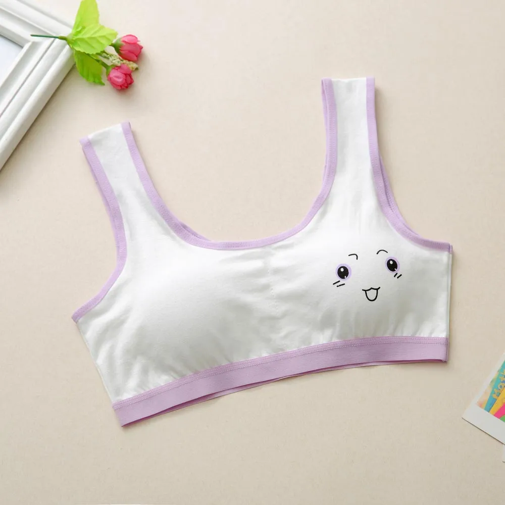 TELOTUNY укороченный топ новое милое нижнее белье с принтом для девочек бюстгальтер