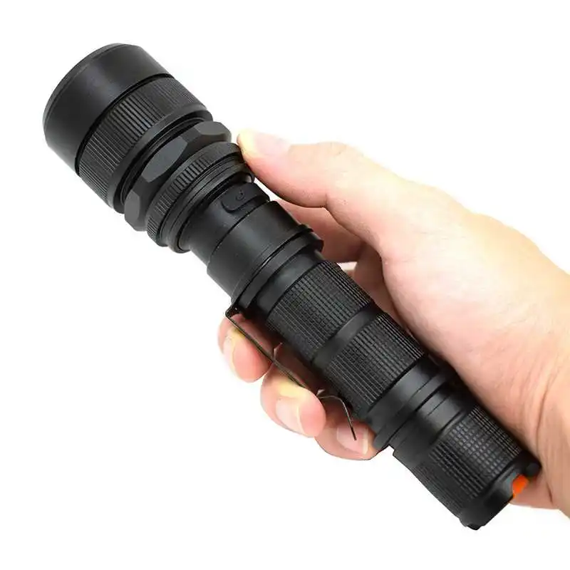 XM-L L2 масштабируемый светодиодный светильник-вспышка 5 режимов USB Перезаряжаемый
