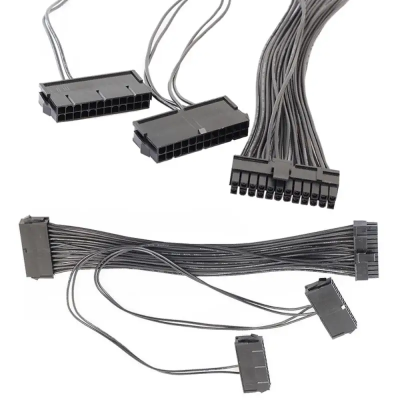 Новый 30 см ATX 24Pin 3 PSU кабель 18AWG источник питания синхронизация стартер удлинитель