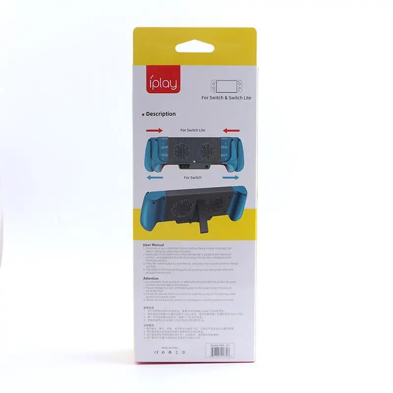 Чехол для хранения с держателем охлаждающим вентилятором Nintendo Switch Holding 8 игровых