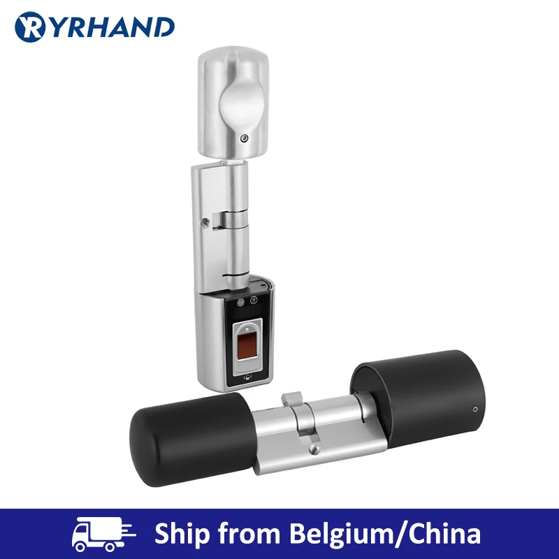 Интеллектуальный биометрический сканер отпечатков пальцев Дверной замок для