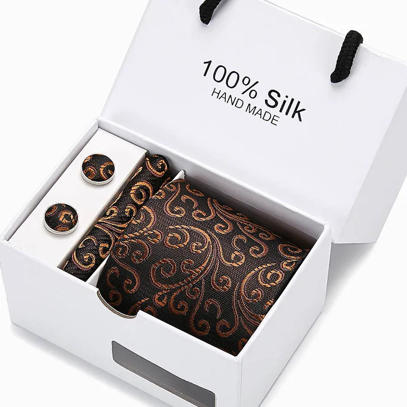 

Упаковка подарочная коробка для Для мужчин формальные Бизнес галстук-бабочка для Для мужчин галстуком-бабочкой комплект платок запонки с р...