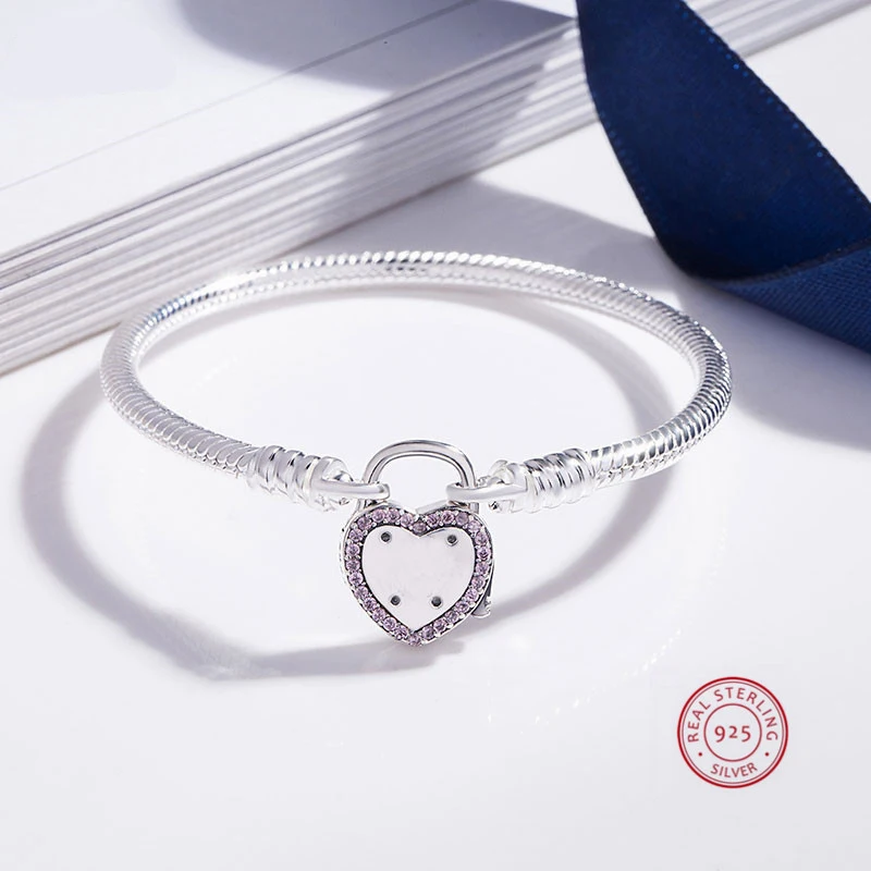 Новый базовый браслет-цепочка серебряного цвета и браслет длиной 16-22 см модный с