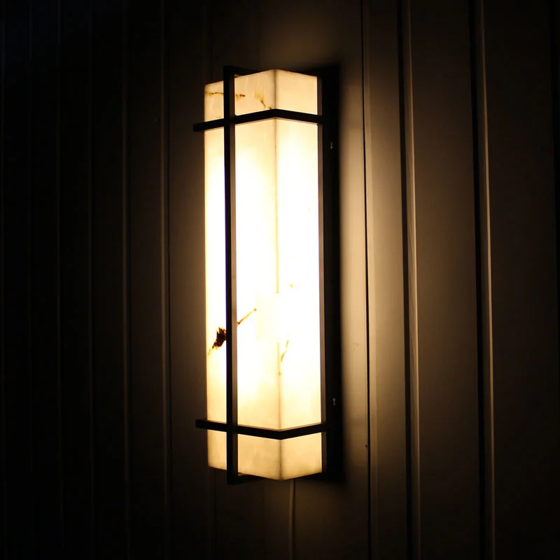 Большие Вертикальные светодиодные наружные настенные светильники садовая вилла