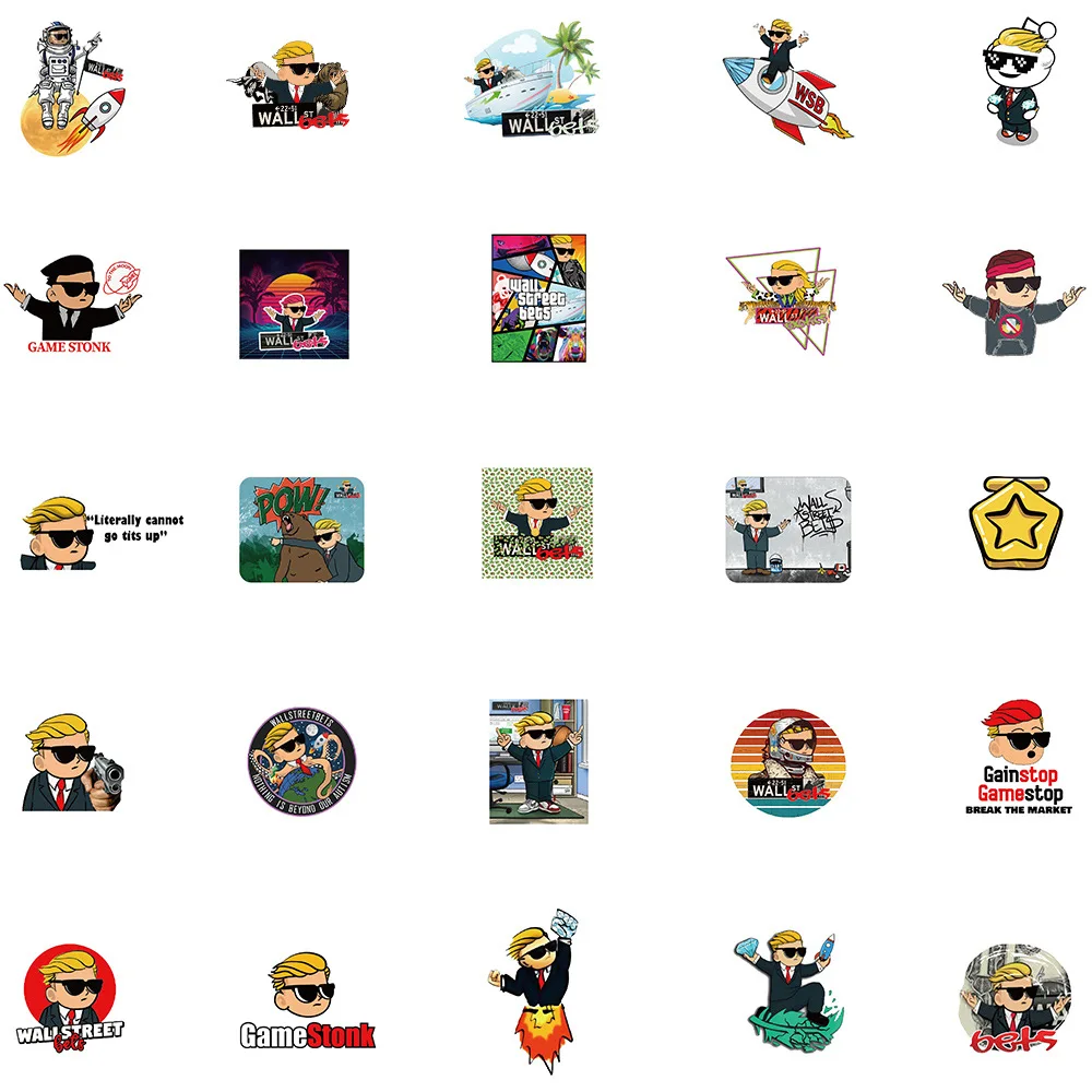 50 шт. водонепроницаемые наклейки для ноутбука велосипеда гитары холодильника |