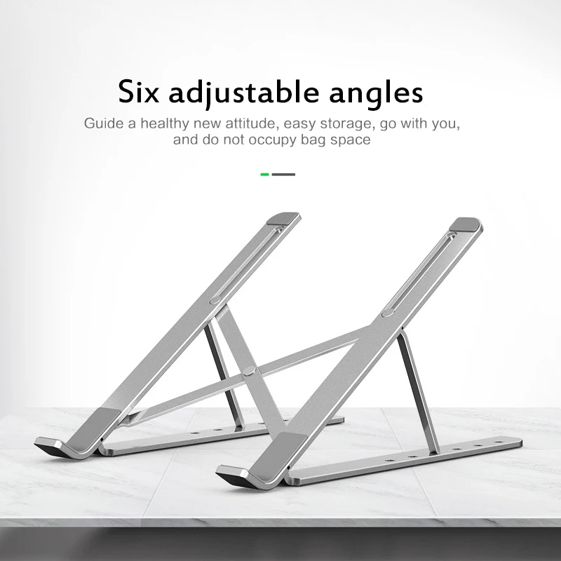 Портативная Складная подставка для ноутбука Подставка держатель ноутбуков