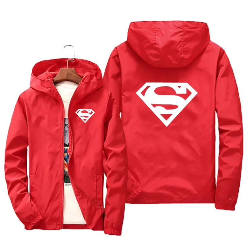 

Men's sports jacket, Spring/summer waterproof jacket, casual and good-looking printed jacket, loose windproof clothing 2020 S-7X