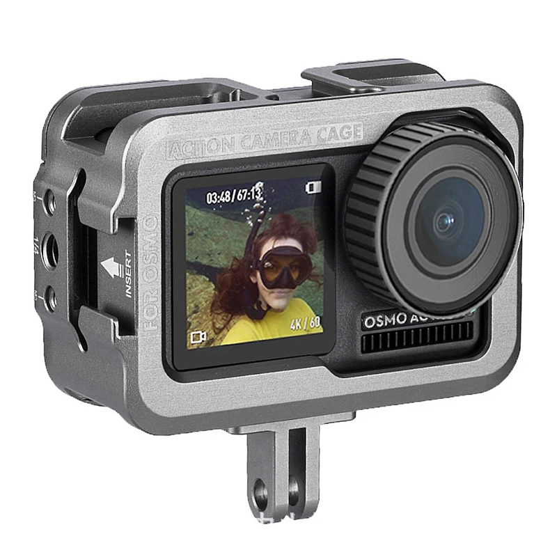 Для спортивной камеры DJI Osmo Action Lingji защита с кроличьими клетками Микрофон Горячий