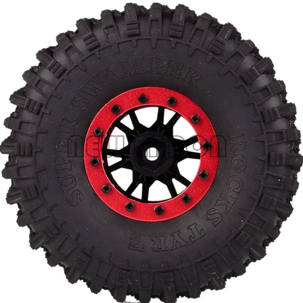 ENRON 4P 1," Beadlock Колесные диски 120 мм шины для RC 1/10 гусеничный TRX-4 Tamiya CC01 MST jimny RC4WD TF2 D90 D110 90046
