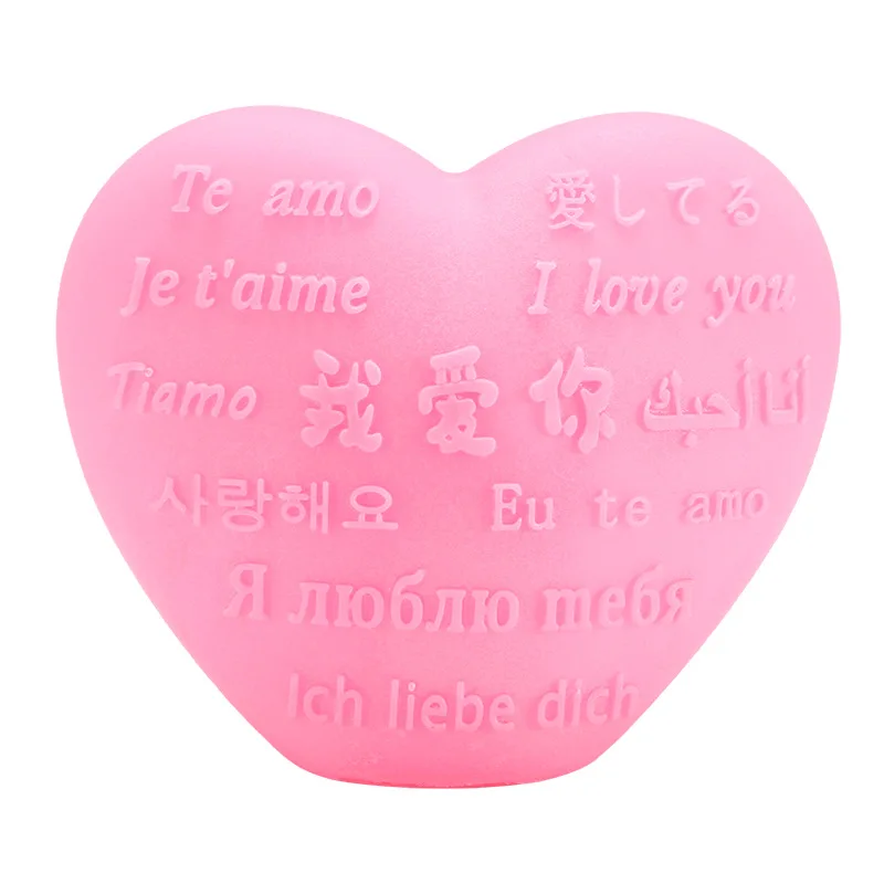 

Romantic Love Heart LED Night Light I Love You & Happy Biththday For Valentines Day Anniversary Birthday Gift Wedding Christmas
