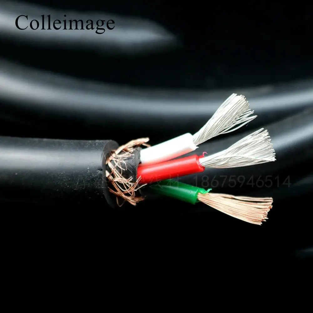 Colleimage Hifi аудио посеребренный OFC кабель питания для DIY EU/UK/US питания|Кабели VGA| |