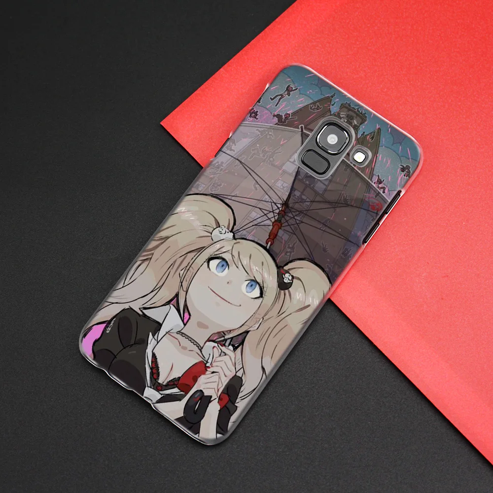 Danganronpa мультфильм чехол для samsung Galaxy A50 A80 A70 A60 A40 A30 A20 A20e A10 A9 A7 A6 Note 8, 9, 10, плюс 5G прочное портмоне
