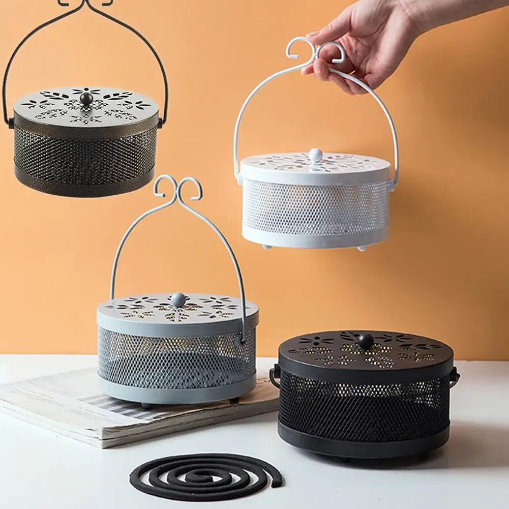 

Mosquito Coil Holder Retro Portable Mosquito Incense Burner for Home and Garden Baby Child Pregnant Killer Pest