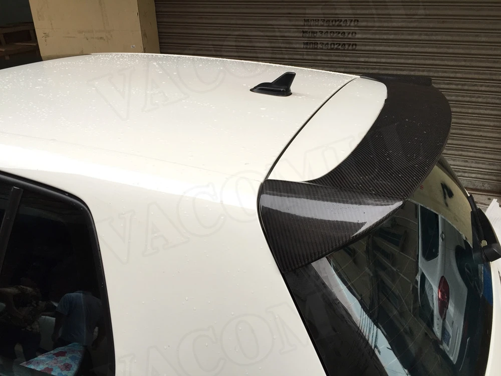 Задний спойлер на крышу из углеродного волокна крылья для Volkswagen VW Golf 6 MK6 VI GTI R20