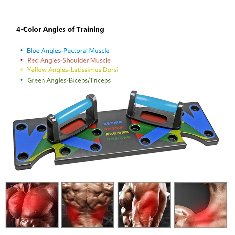 Система обучения пуш ап 9 в 1 стойка для фитнеса доска бицепс трицепсы плечо назад