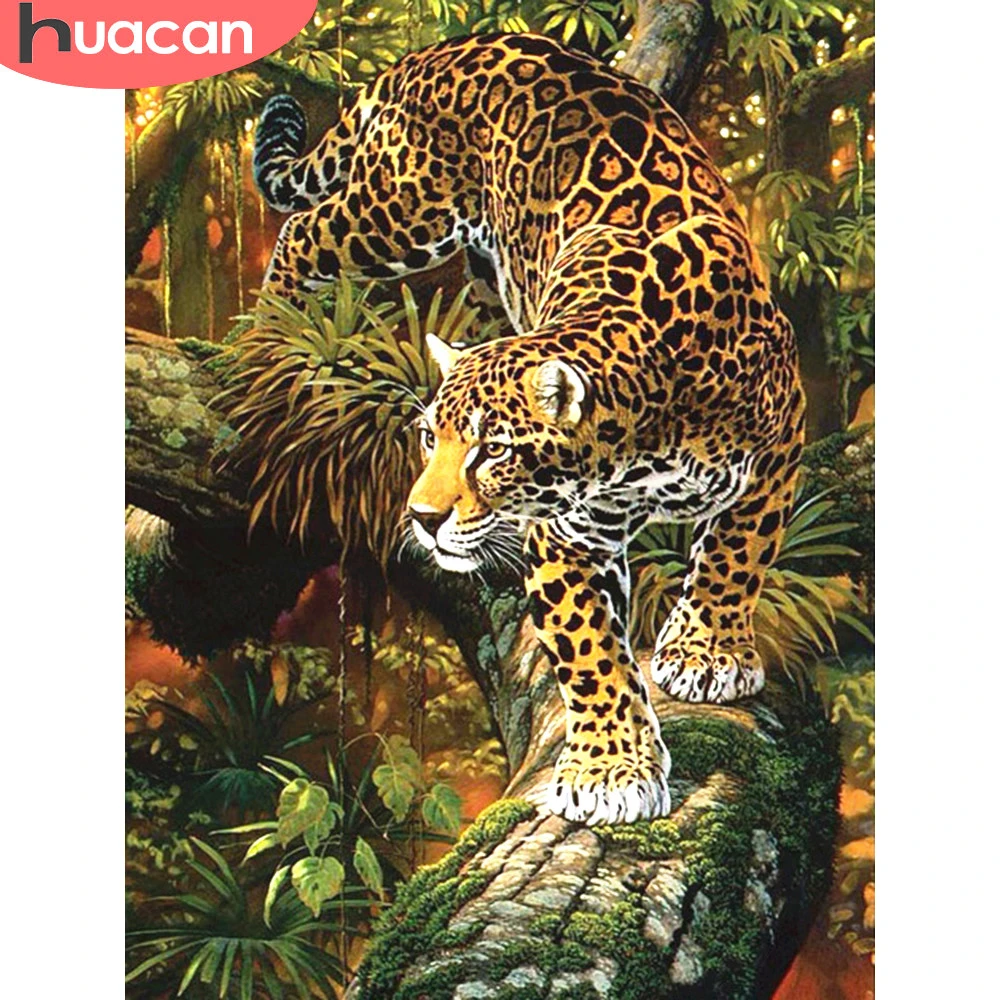 HUACAN 5d алмазная картина Новое поступление животные стразы наборы для вышивки