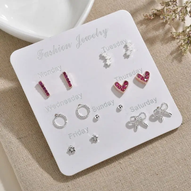 Новинка 2020 романтические милые серьги с бантом для девушек элемент в виде звезды