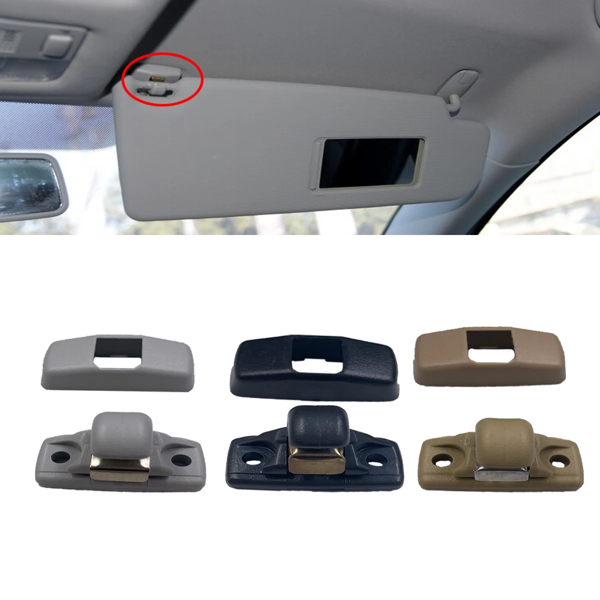 3B0857561B защиты от солнца крюк для козырька зажим Кронштейн VW Golf 4 Passat B6 поло Touran Жук